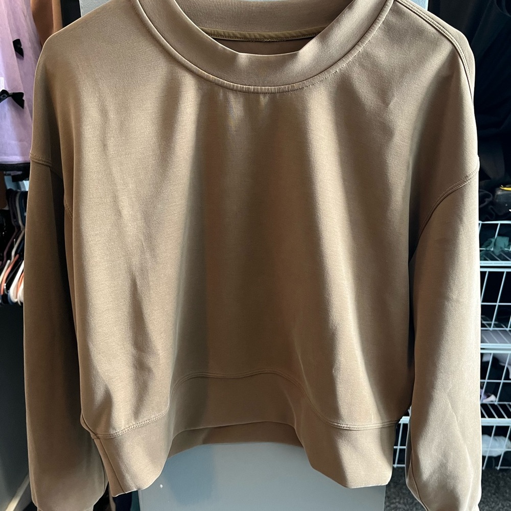 Lululemon Softstreme Cropped Crew - Allspice - Size 4